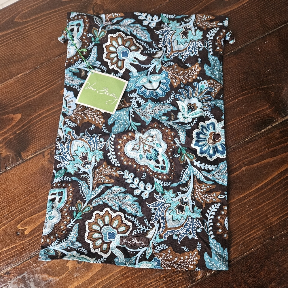 Vera Bradley Java Blue Travel Pouch